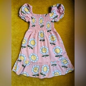 Mini Rodini Maxi Mr Flower Dress 9-18 Mo